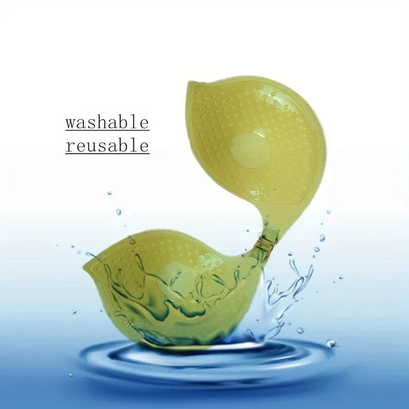 Invisible Lift-Up Breast Stickers for Women - Non-Slip, Reusable, Ideal for Weddings & Everyday