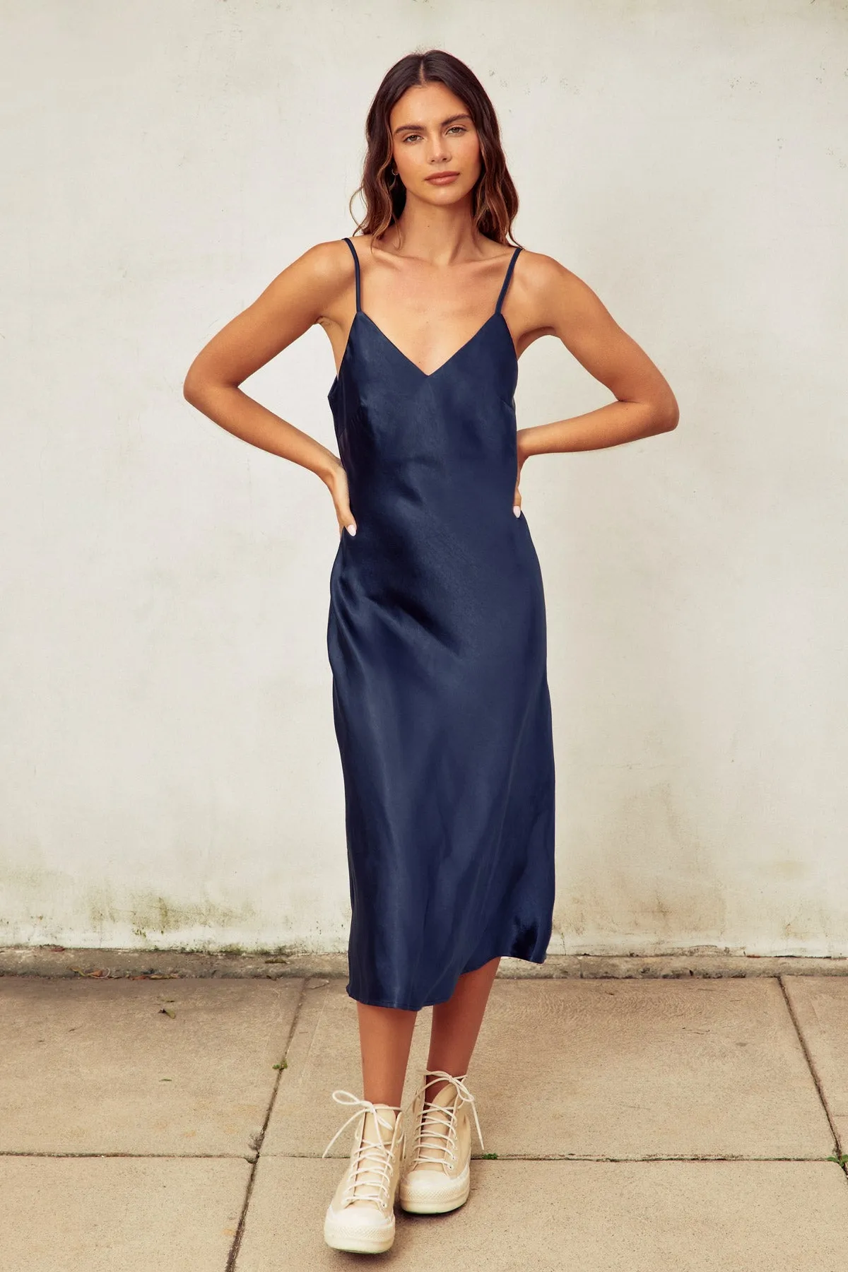 Jamie Satin Slip Dress