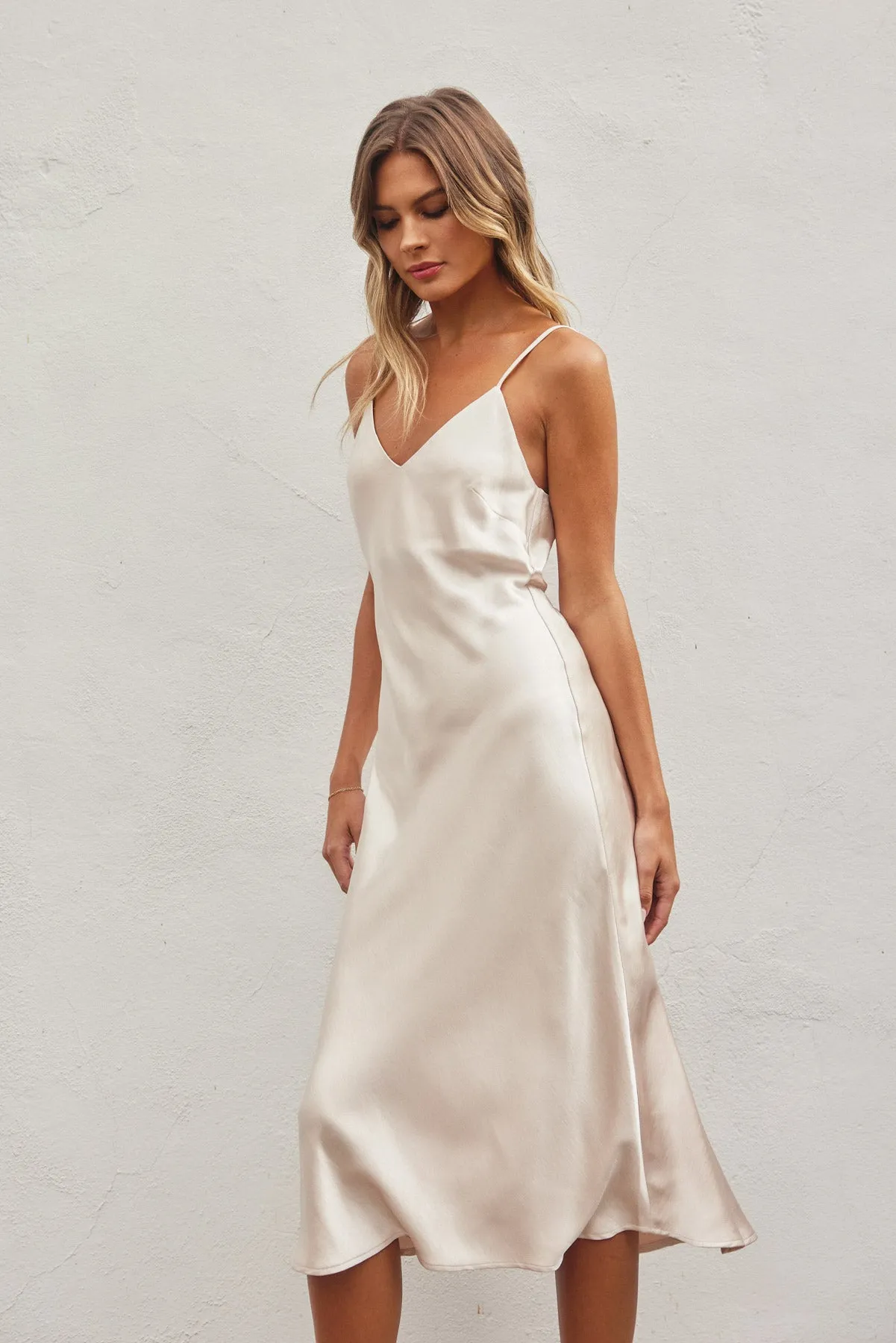 Jamie Satin Slip Dress