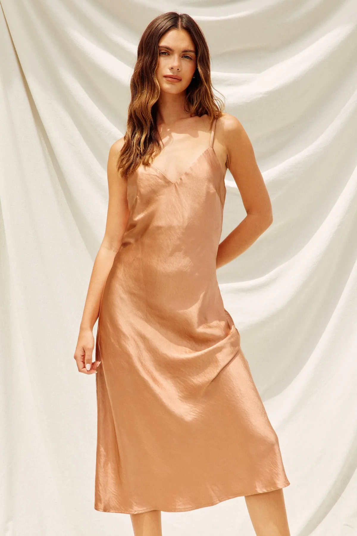Jamie Satin Slip Dress