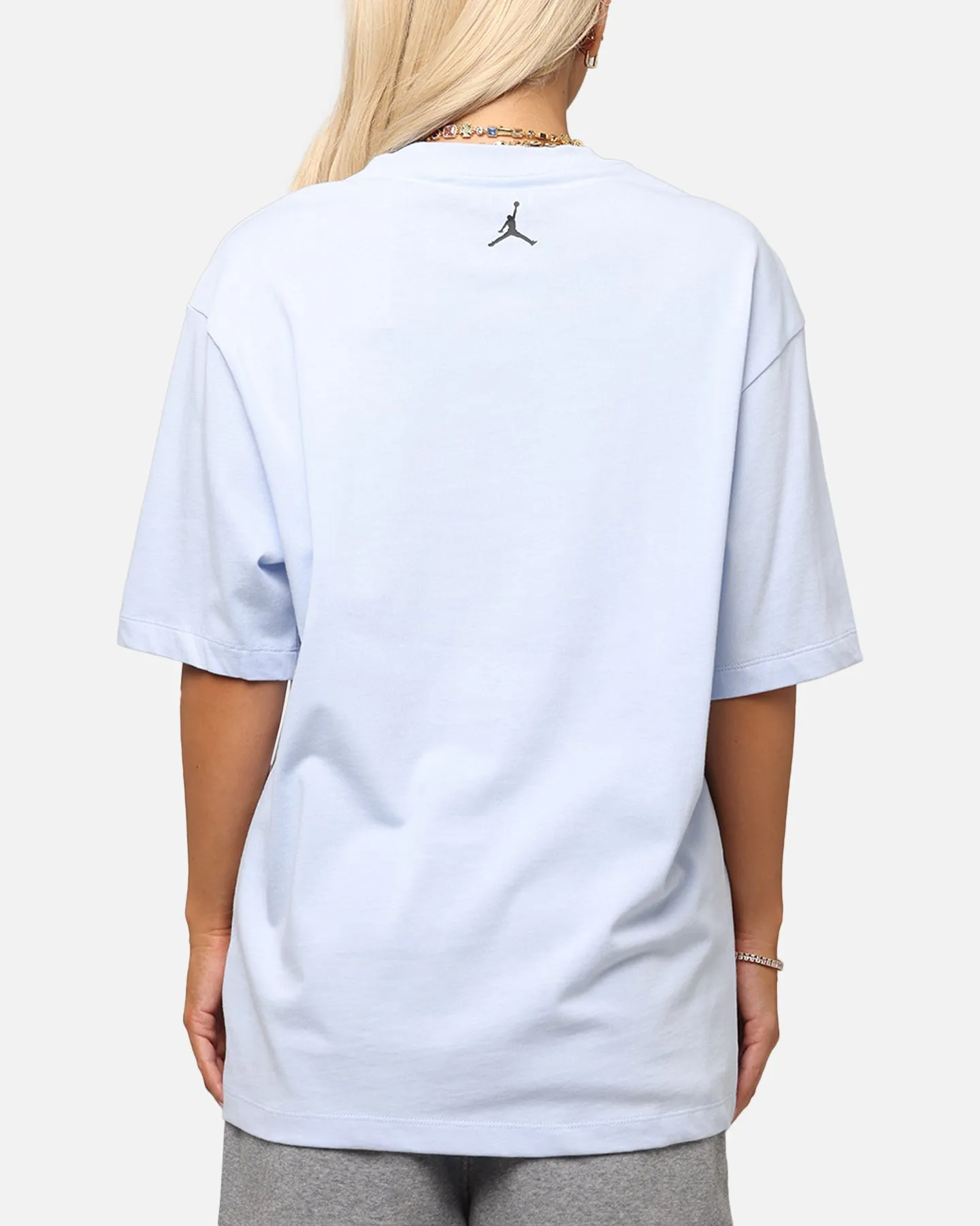Jordan Brand Sneaker Patch Crew T-Shirt Blue/Black