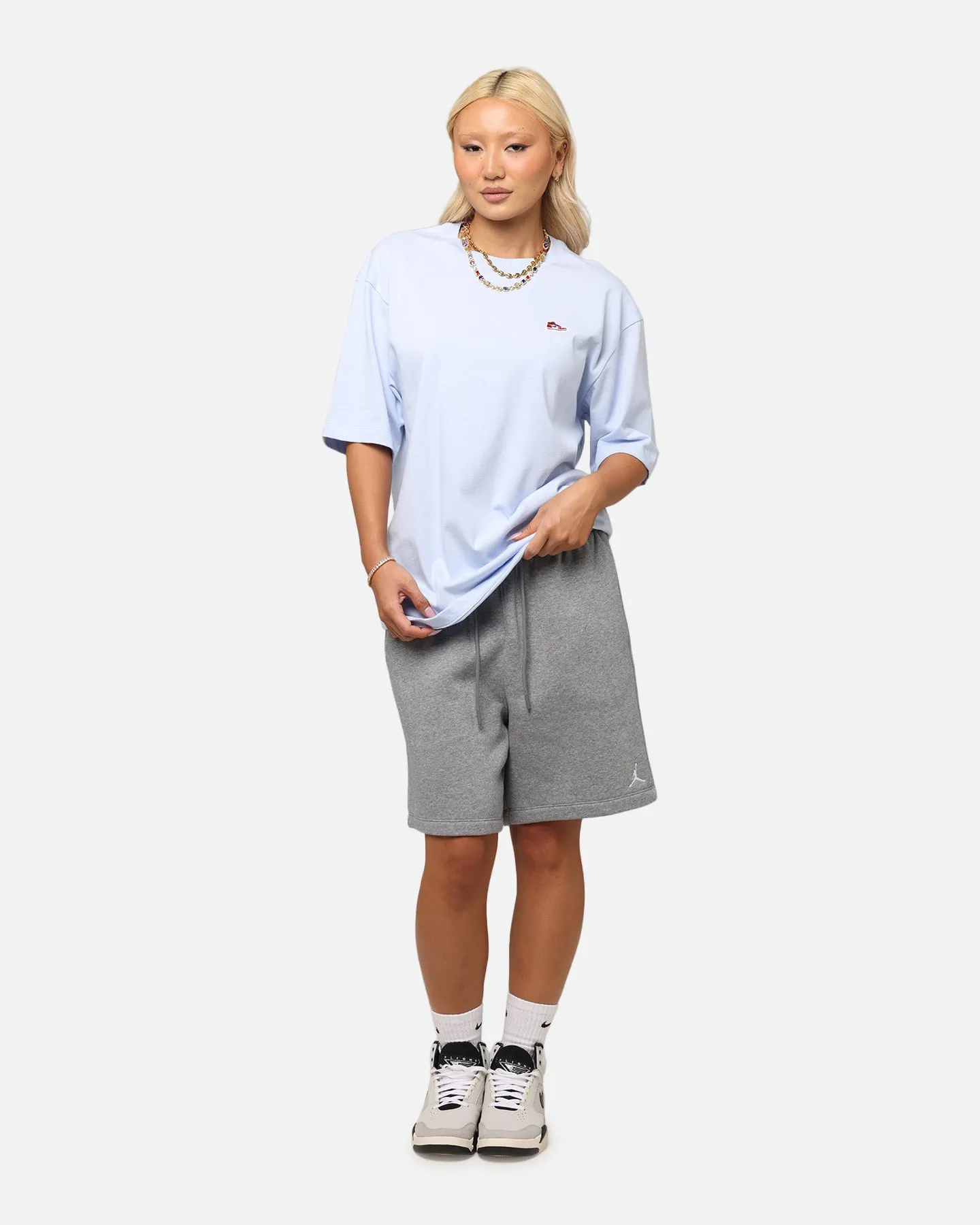 Jordan Brand Sneaker Patch Crew T-Shirt Blue/Black