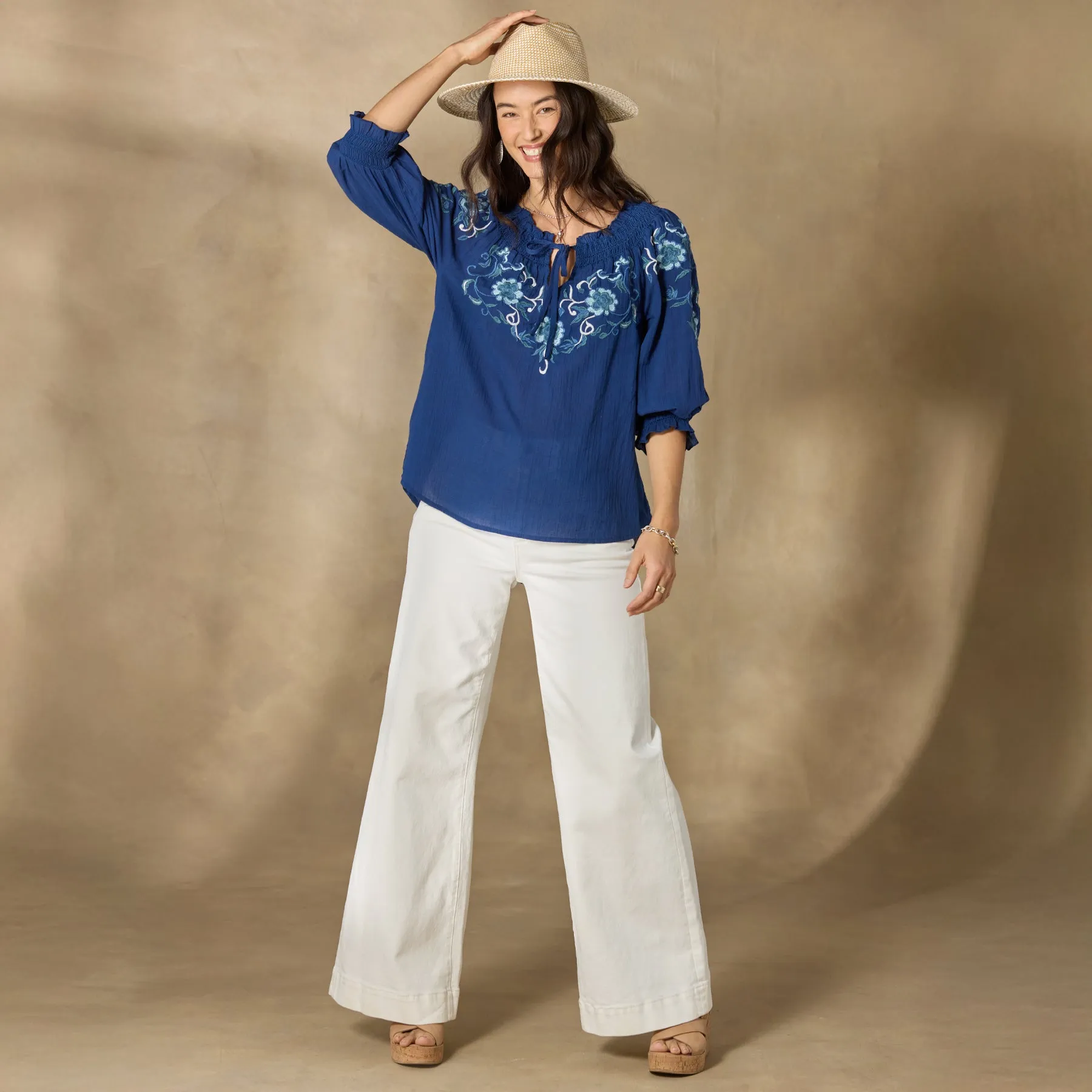Junco Floral Top