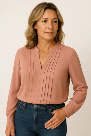 Karina | Elegant Longsleeve Blouse