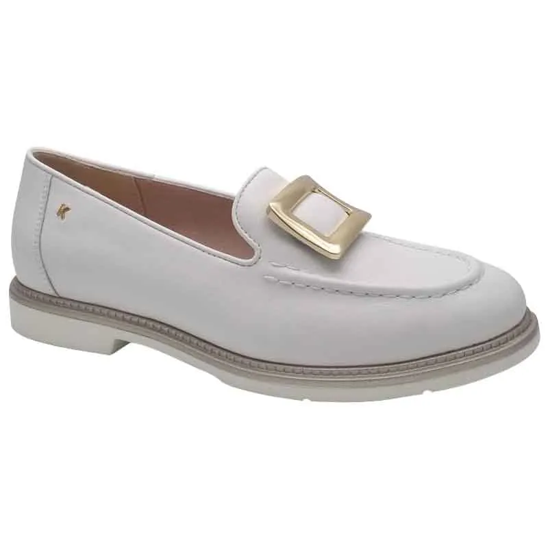 Kate Appleby White Loafer - Croxton
