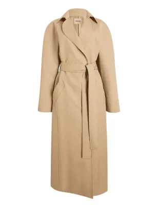 Khaite The Roth Trench Coat Beige
