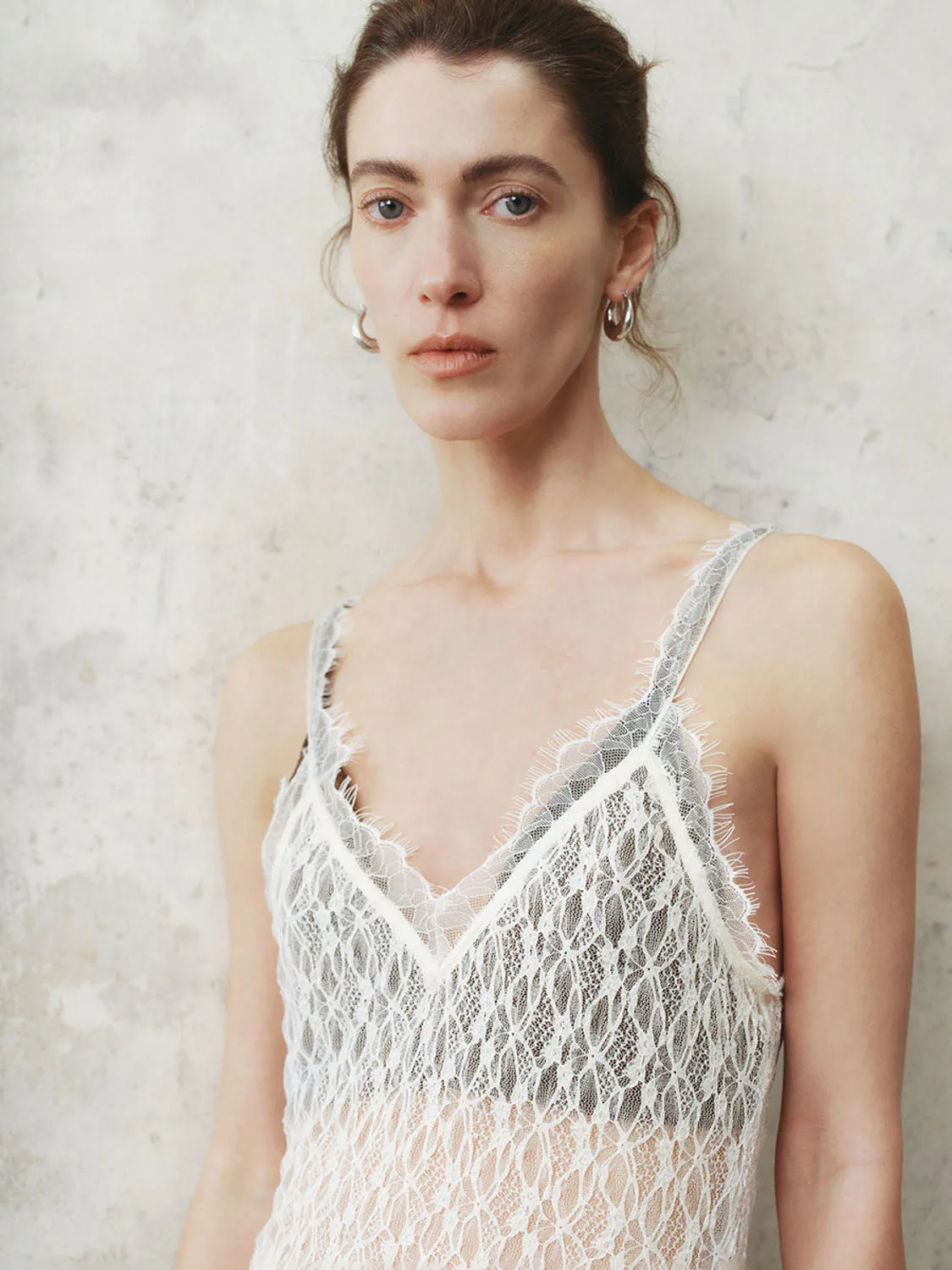 Lace Cami A-Line Dresses