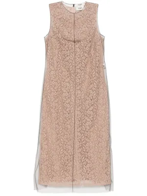 Lace midi dress