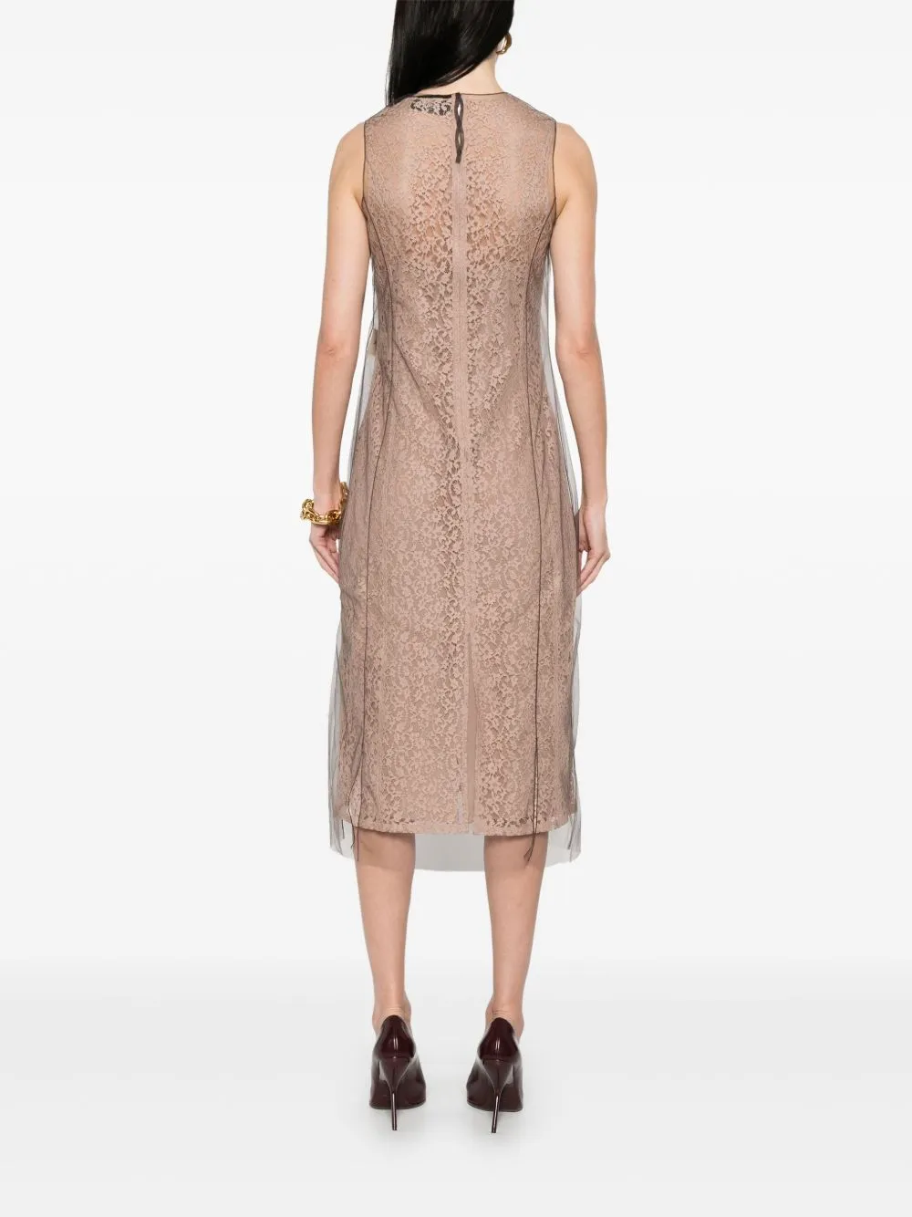 Lace midi dress