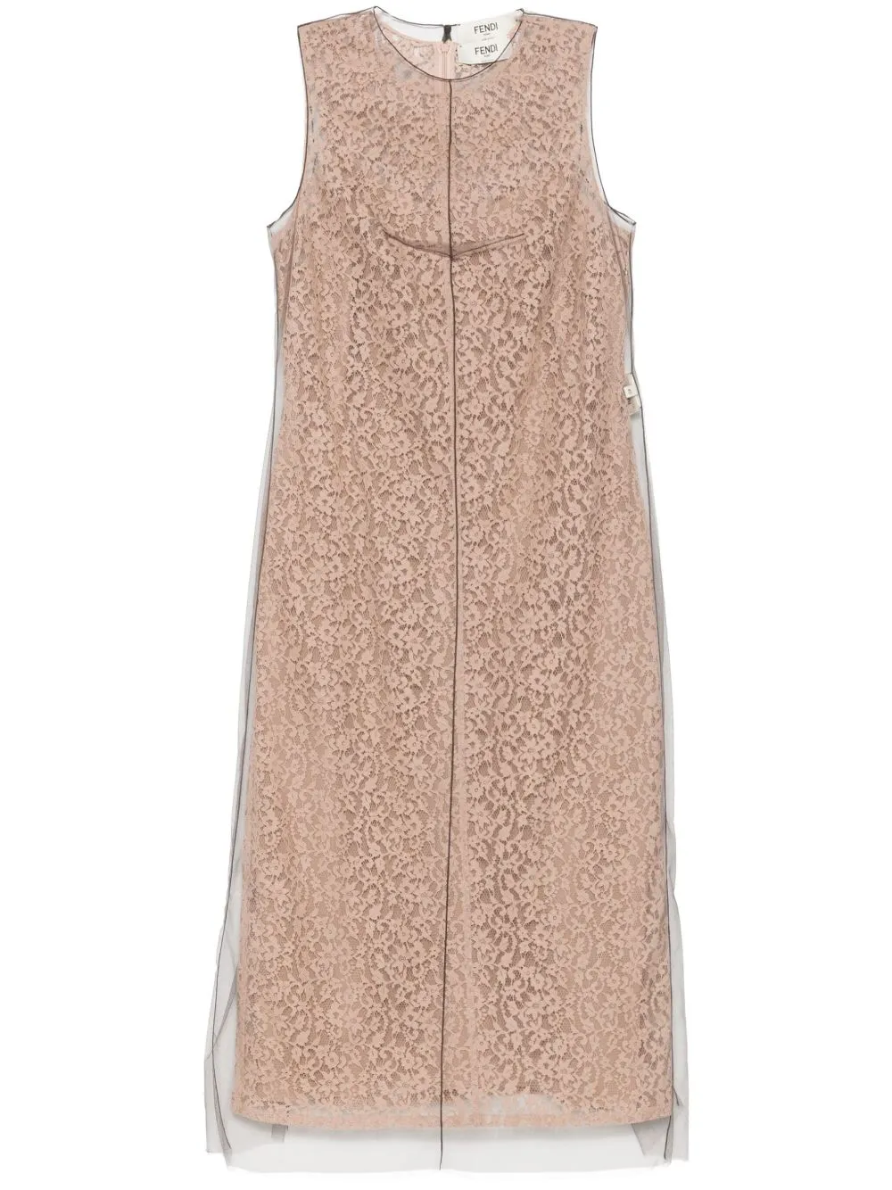Lace midi dress