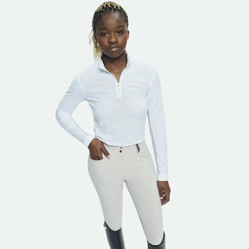 Ladies Pablito Polo Shirt | Long Sleeves | White