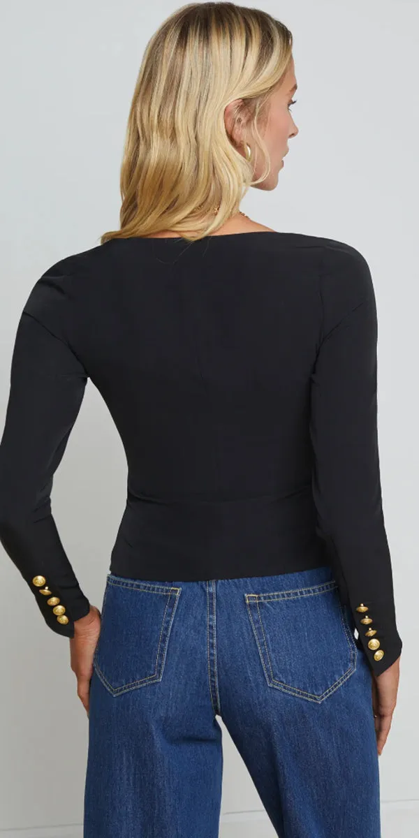 L'AGENCE Ainslee Scoop Top