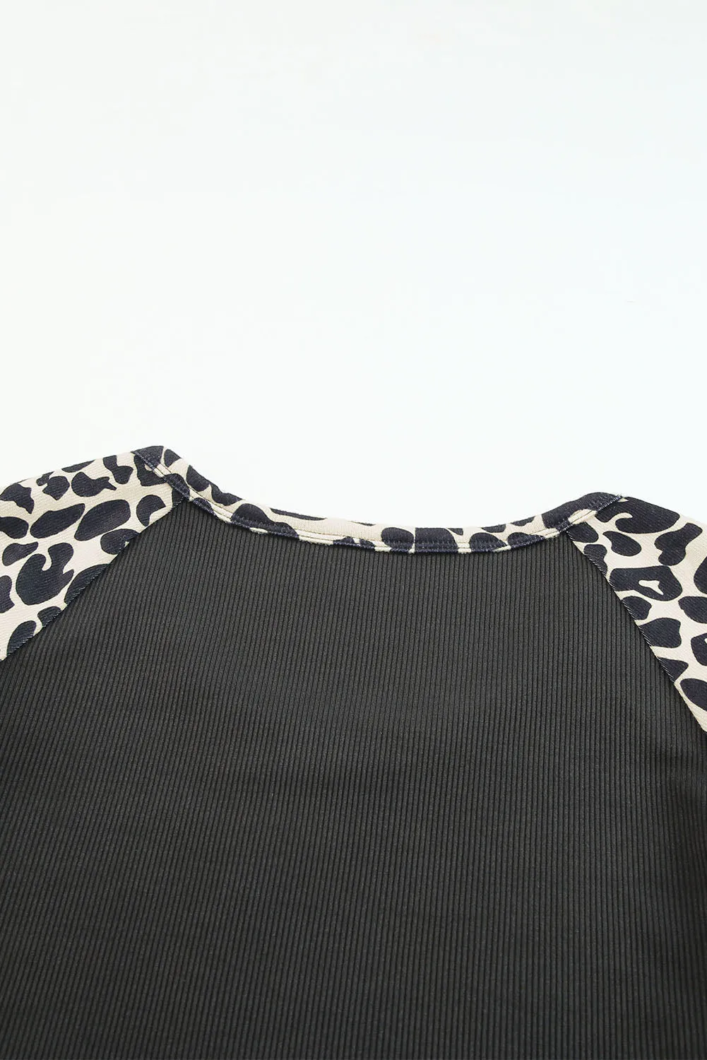 Leopard Cut Out Top