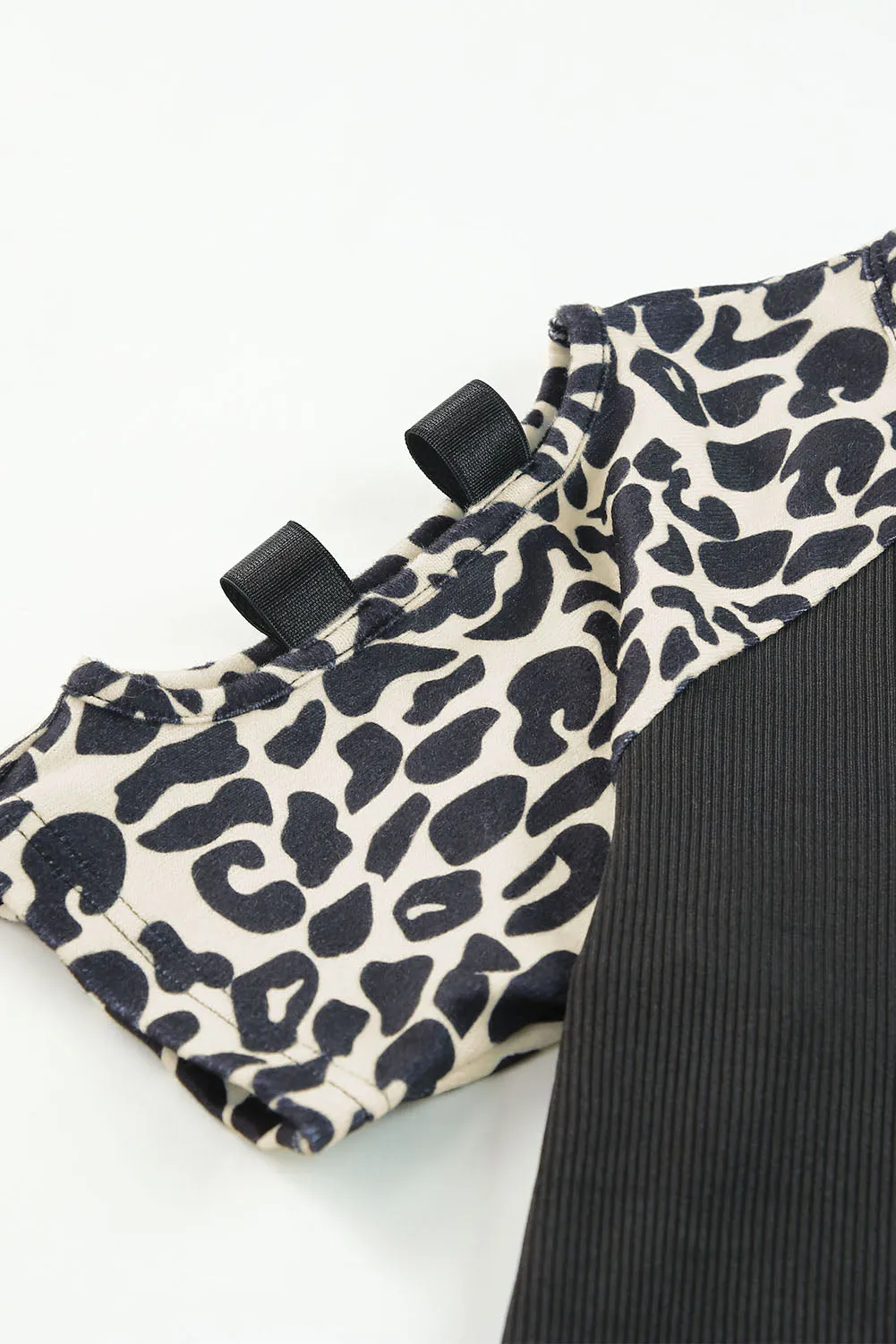 Leopard Cut Out Top