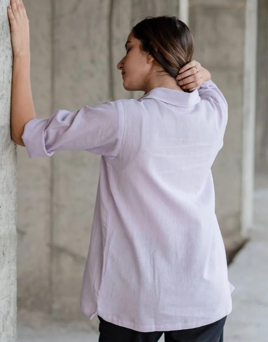 Lilac Artsy Shirt