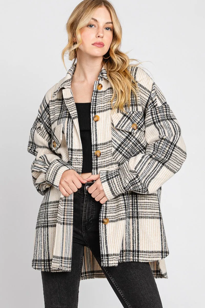 Lily Oversized Plaid Shacket