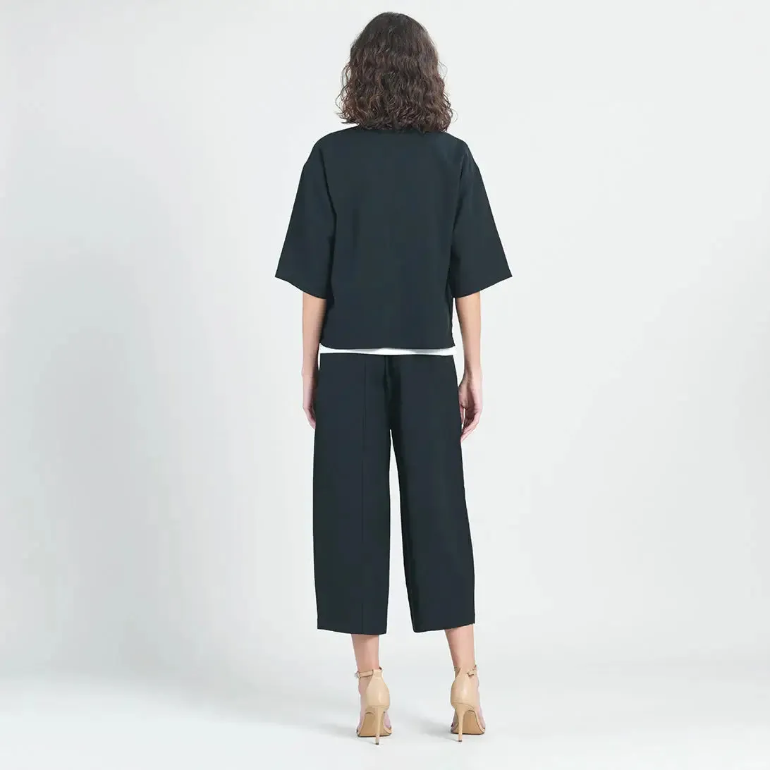 Linen Knit - Hi-Low Pocket Cardigan Jacket