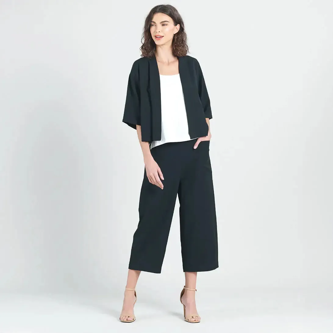 Linen Knit - Hi-Low Pocket Cardigan Jacket