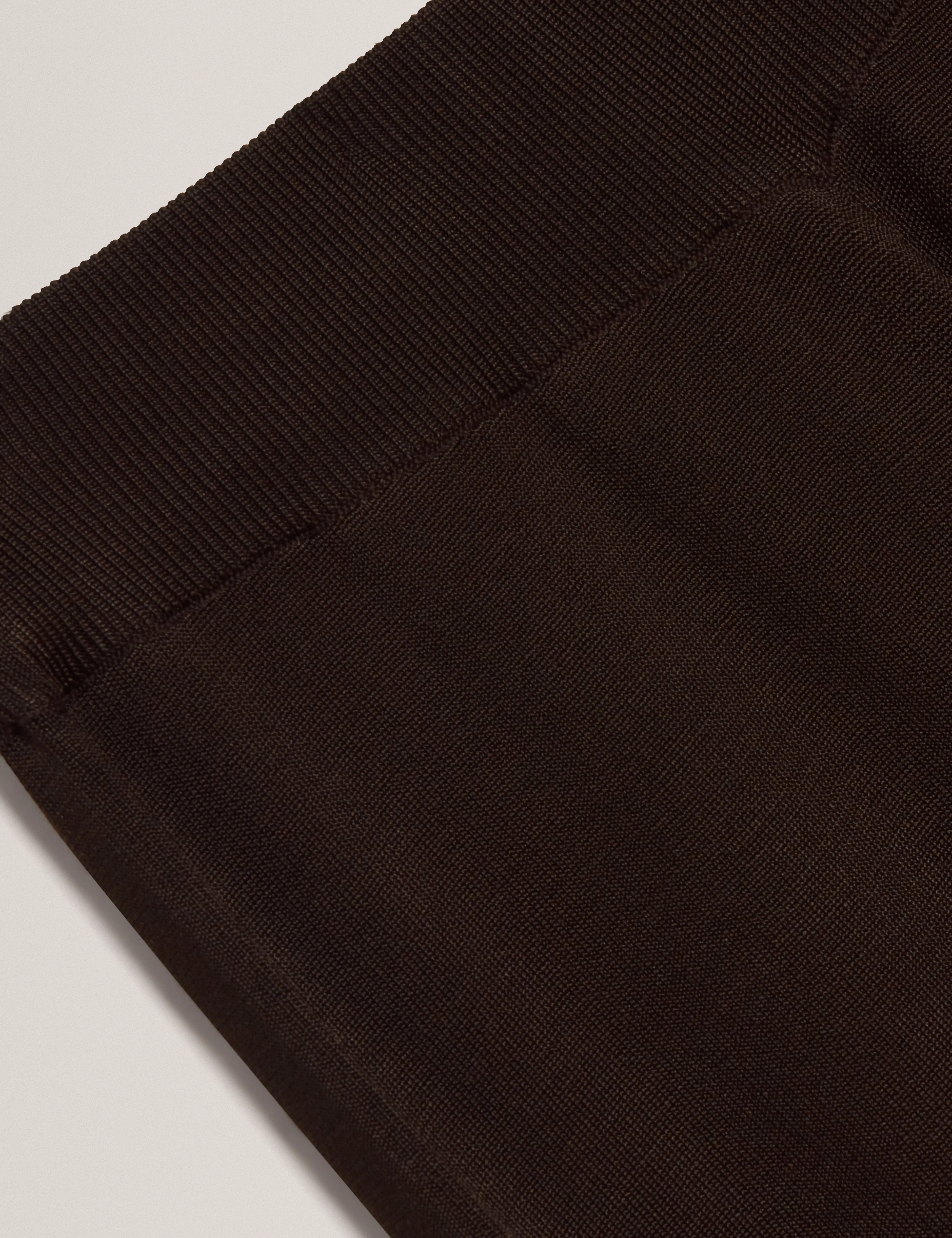 Matilli Wide Leg Knit Trouser Dk-Brown