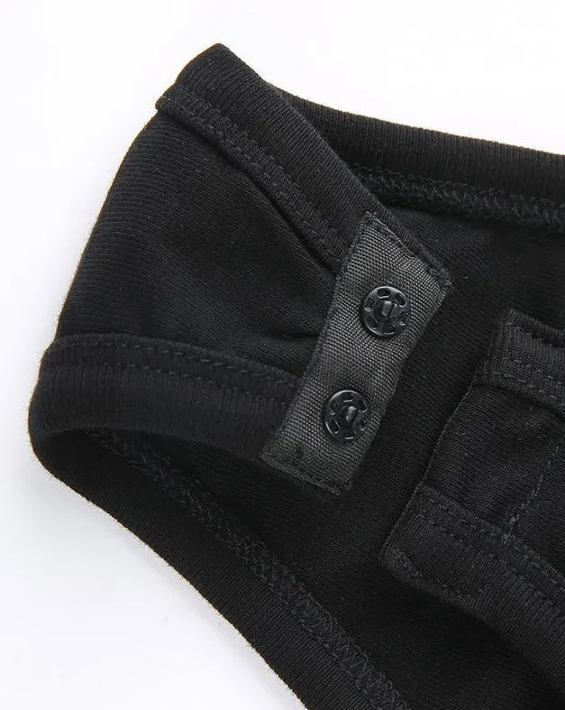 Matrix Grid Cut Out Glove Top