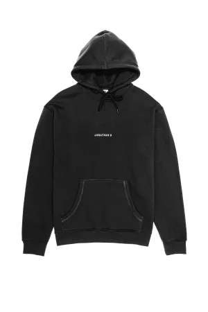 Men's Drake Oversized Hooded Pullover - Black