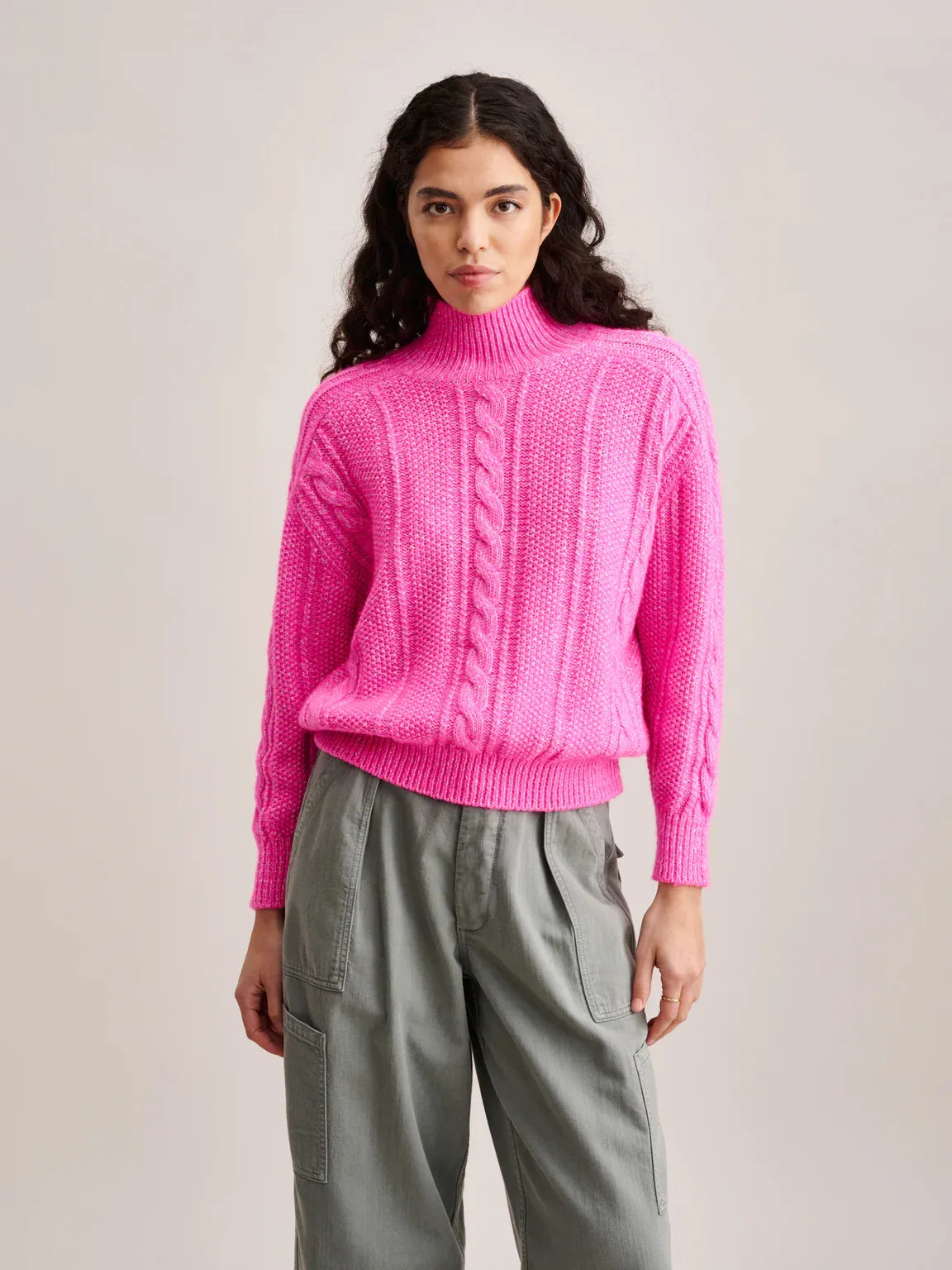 Nanphu Sweater - Fluo Pink