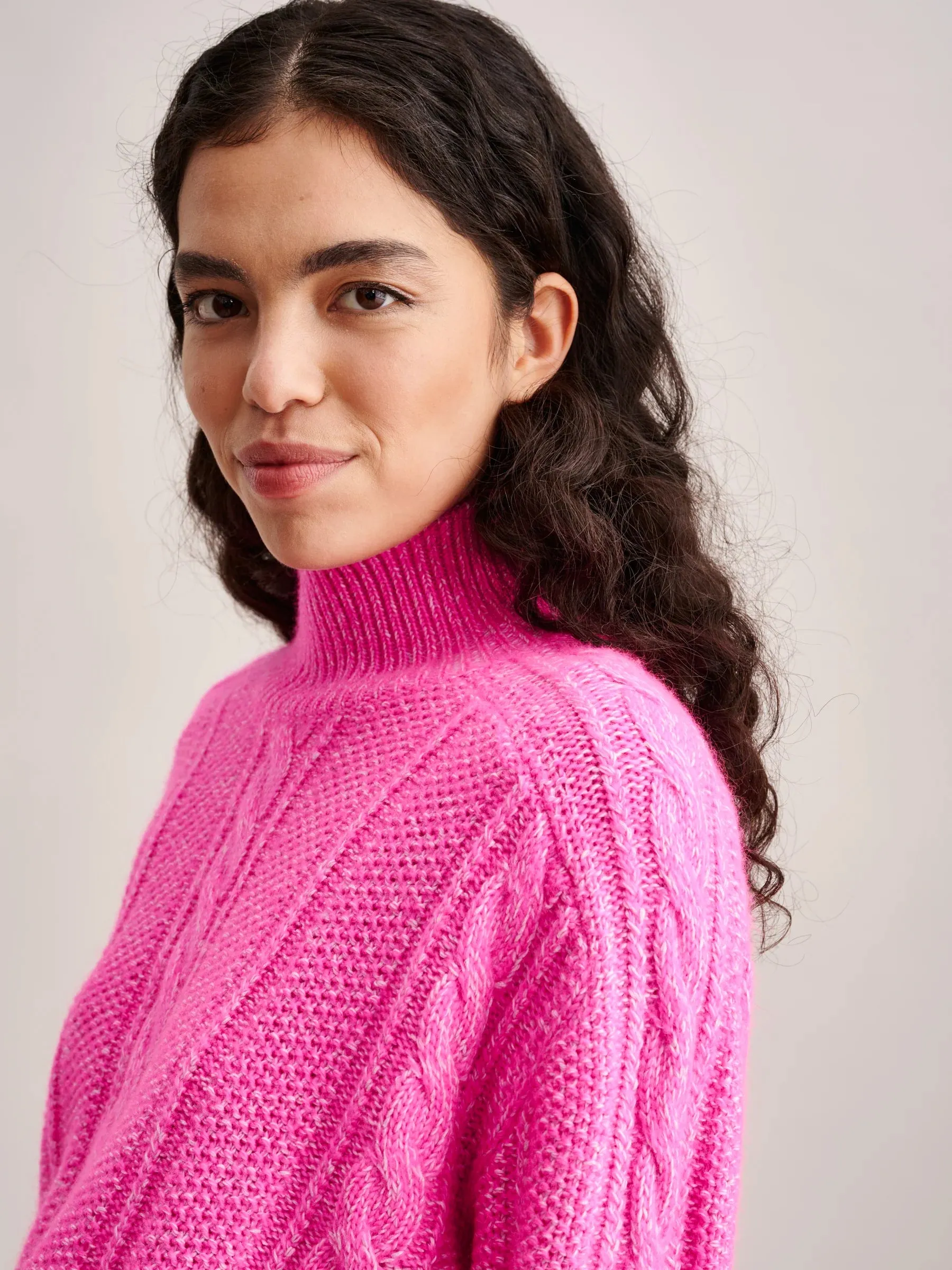 Nanphu Sweater - Fluo Pink