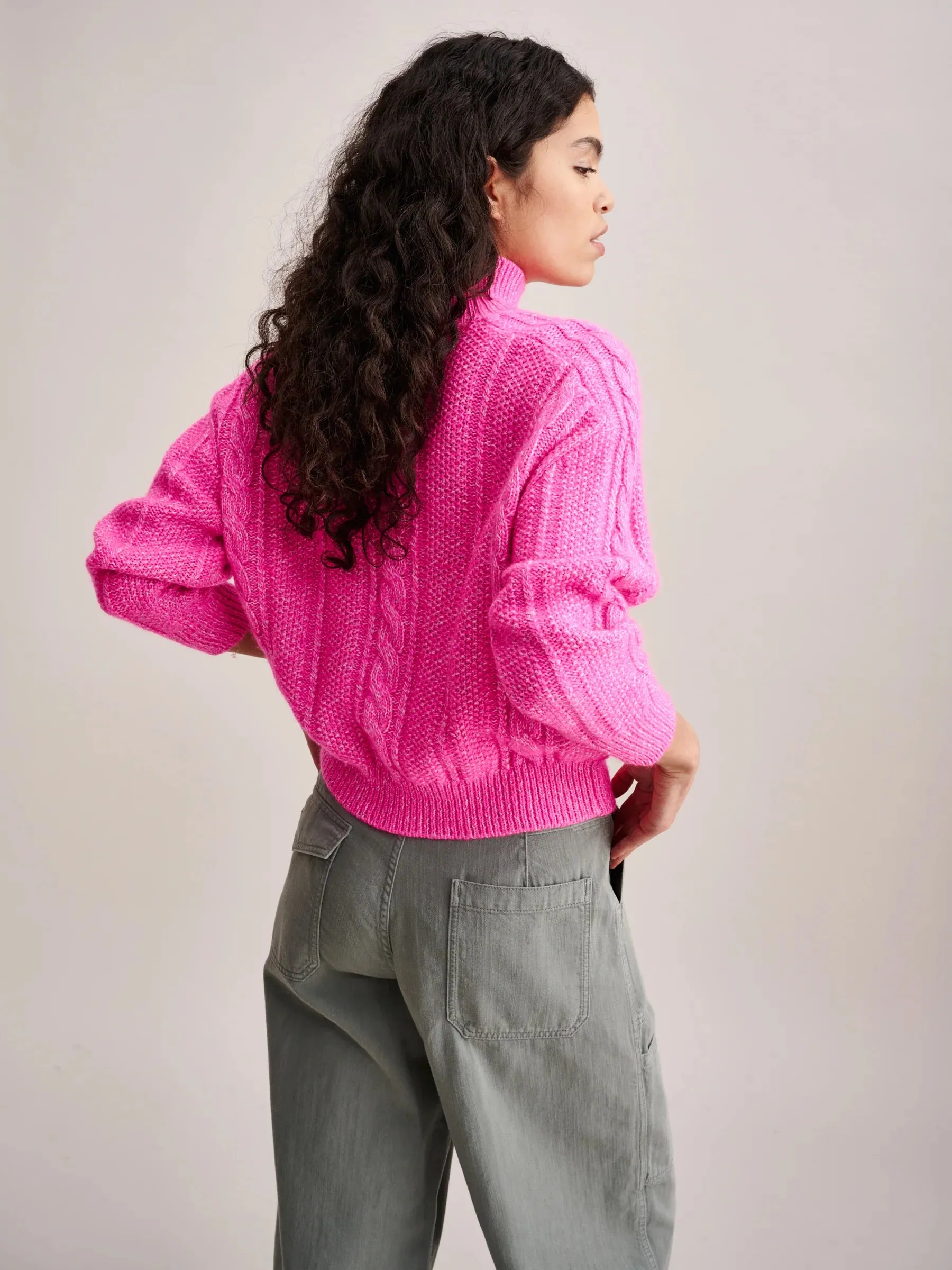 Nanphu Sweater - Fluo Pink