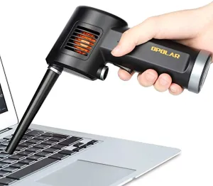 New OPOLAR Cordless Air Duster for Computer Cleaning, Replaces Compressed Spray Gas Cans, Rechargeable 6000mAH Battery, Powerful 33000 RPM, 10W Fast Charging, Handy and Efficient for Electronics, Retails $95 