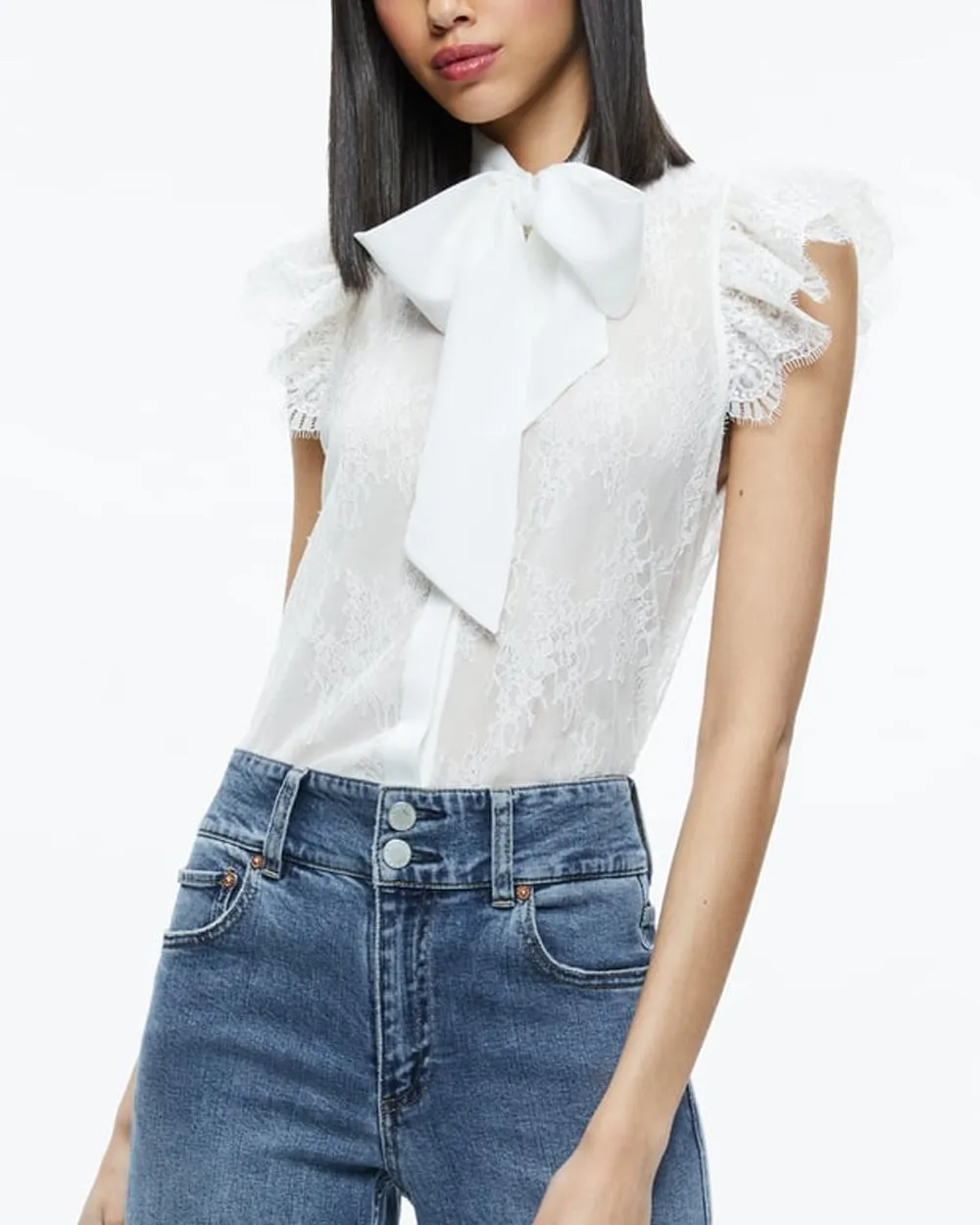 Off White Lace Talulah Blouse