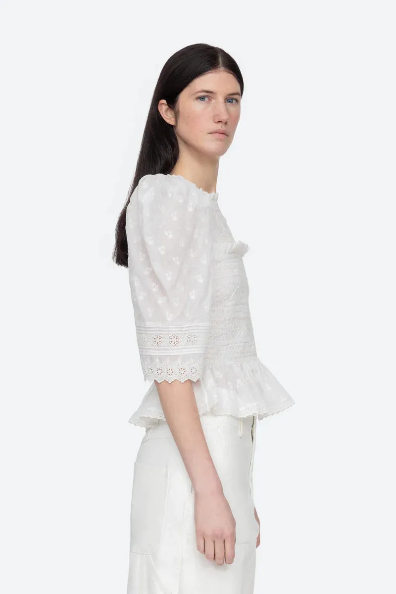 Olga Top - White