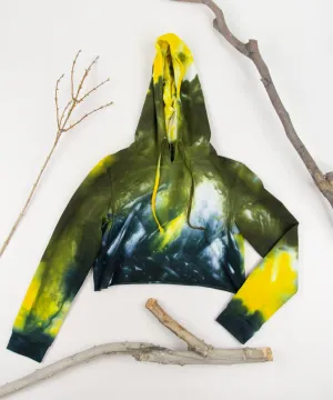 Orla Tie Dye Hoodie Crop Top