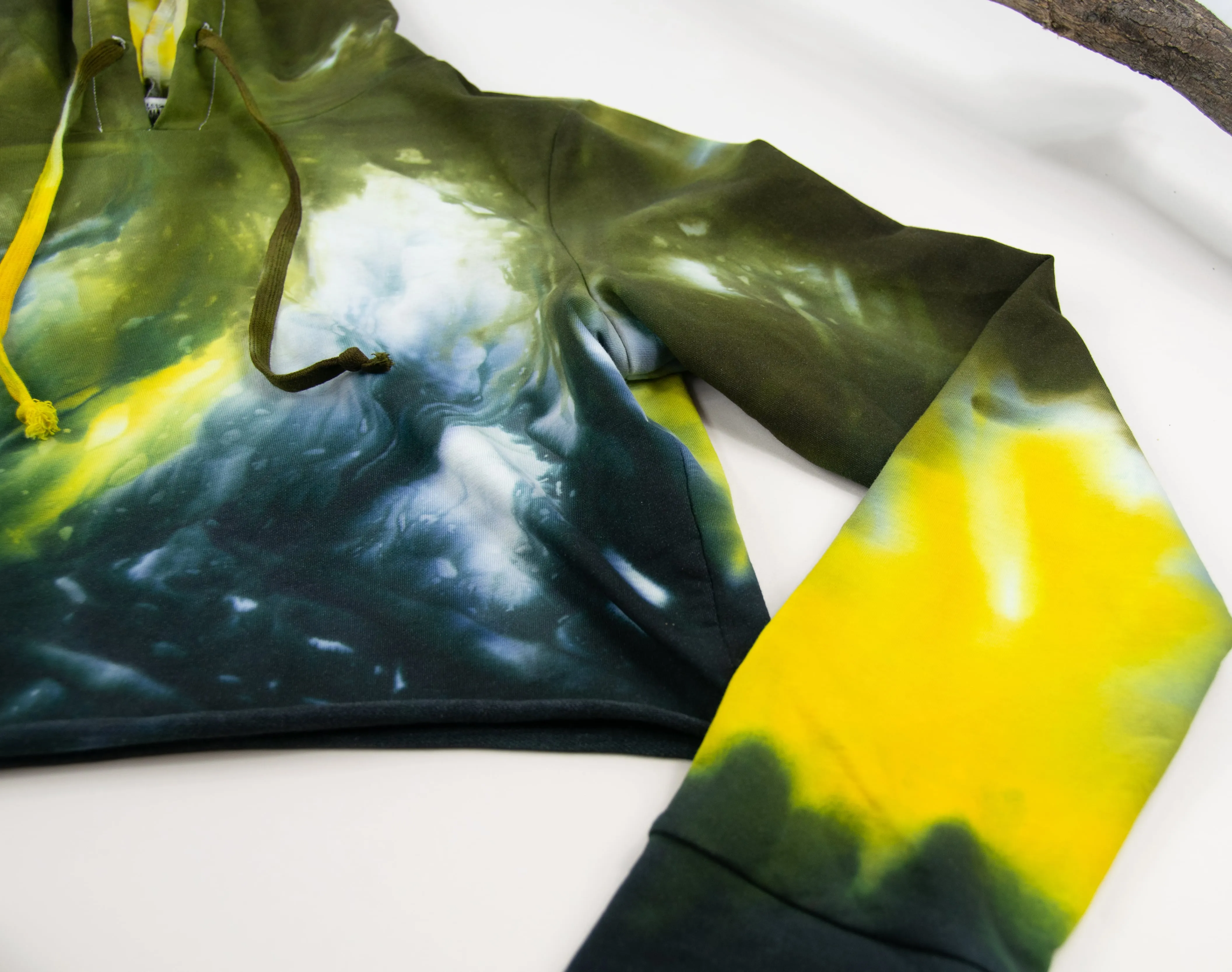 Orla Tie Dye Hoodie Crop Top
