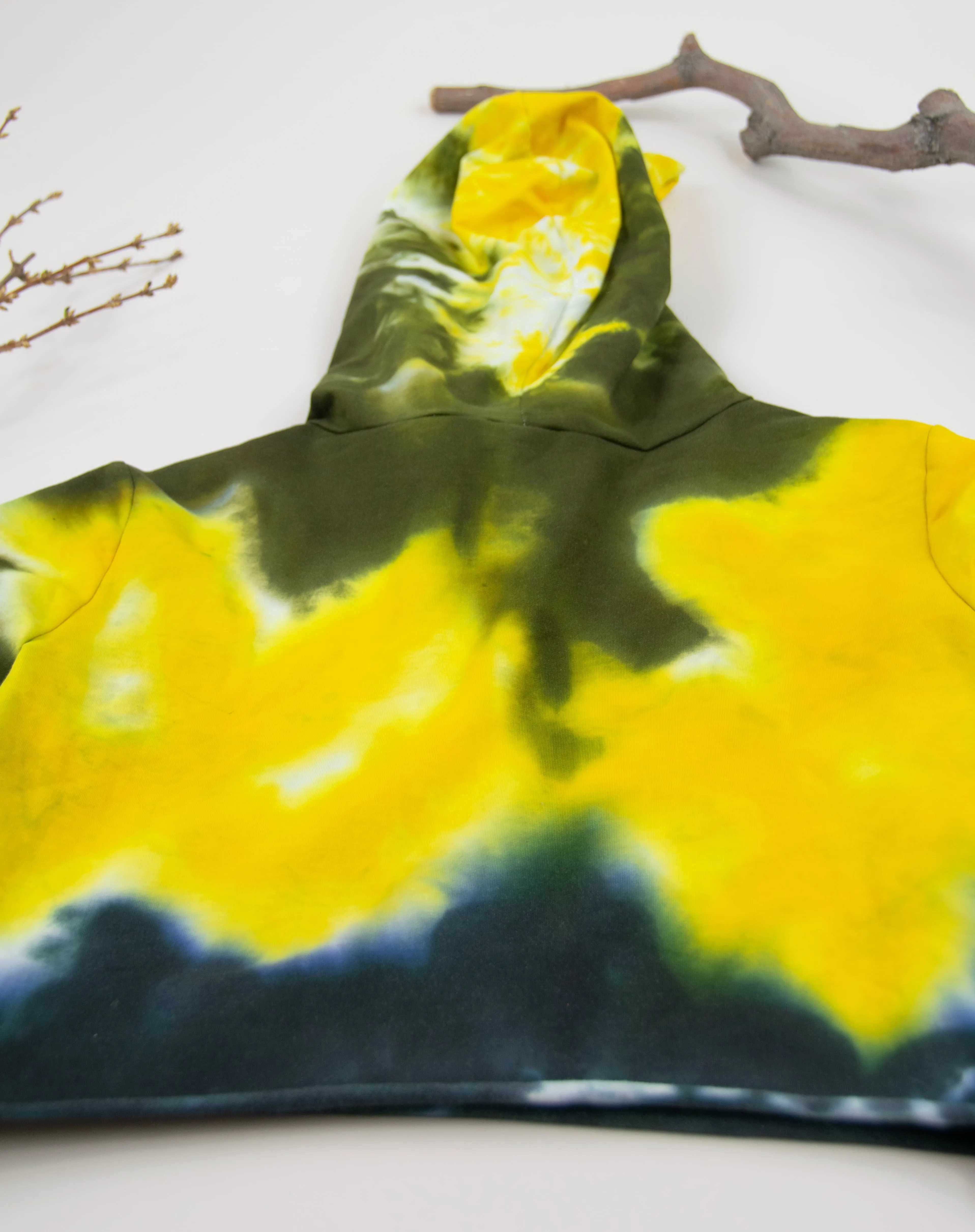 Orla Tie Dye Hoodie Crop Top