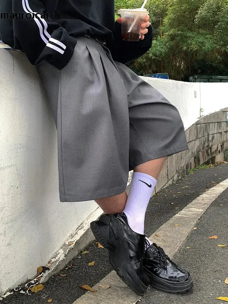 Oversized Jean Shorts