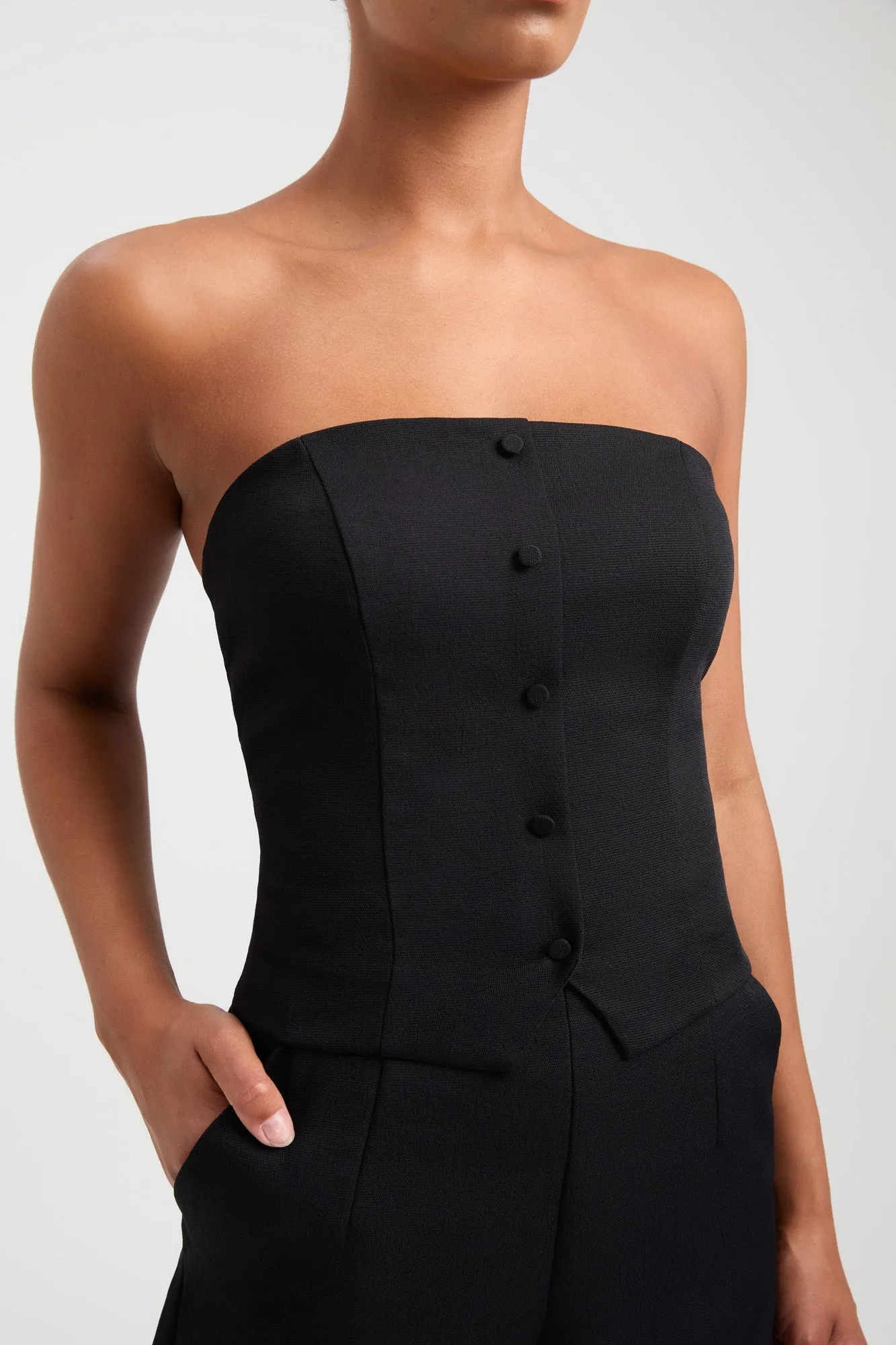 Oyster Button Corset
