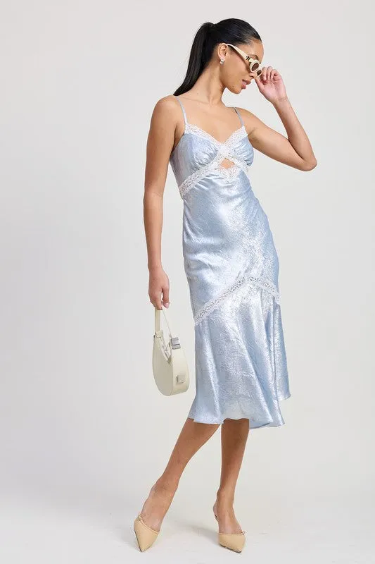 Pastel Blue Slip Dress