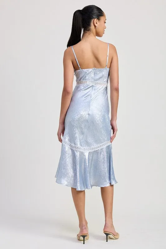 Pastel Blue Slip Dress