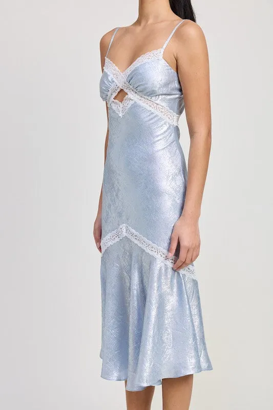 Pastel Blue Slip Dress