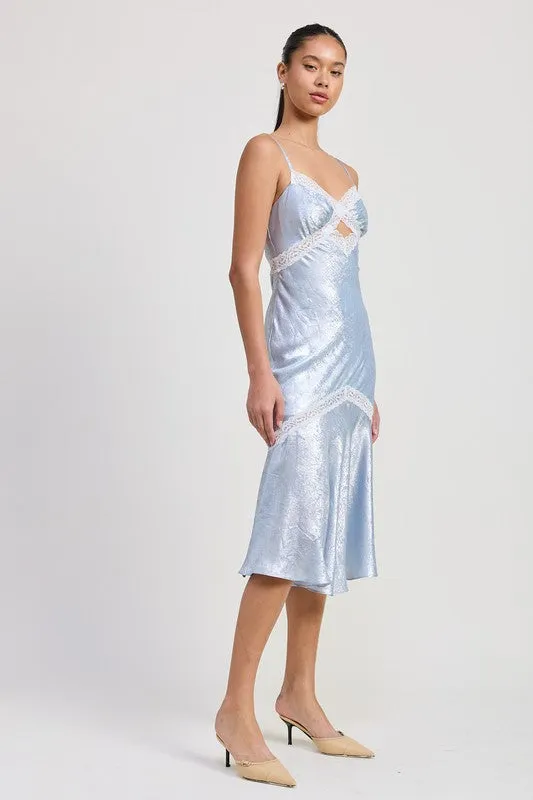 Pastel Blue Slip Dress