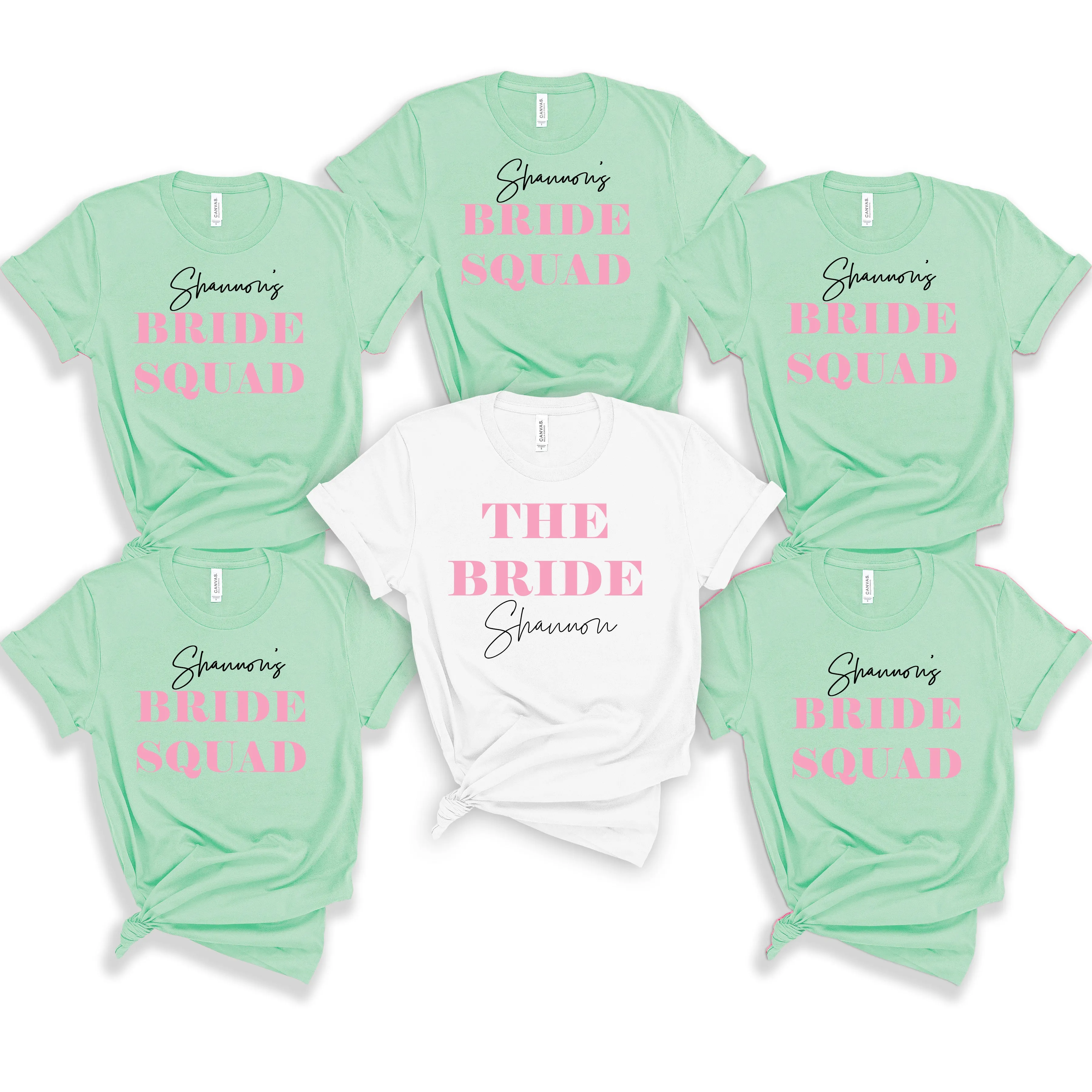 Personalised Oversized Bride Squad/Team Bride Hen Party TShirts