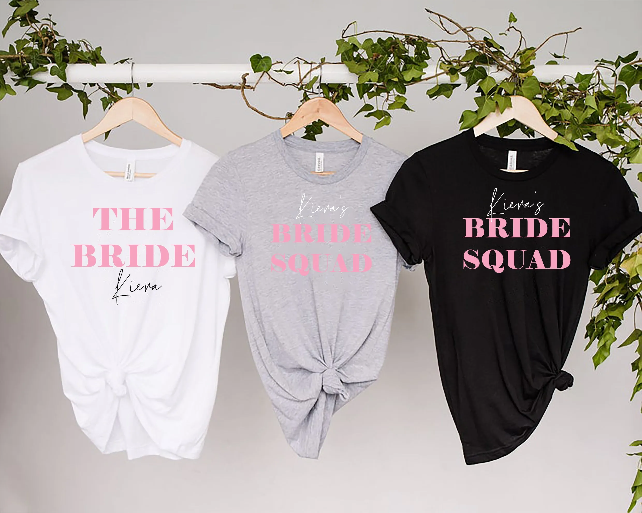 Personalised Oversized Bride Squad/Team Bride Hen Party TShirts