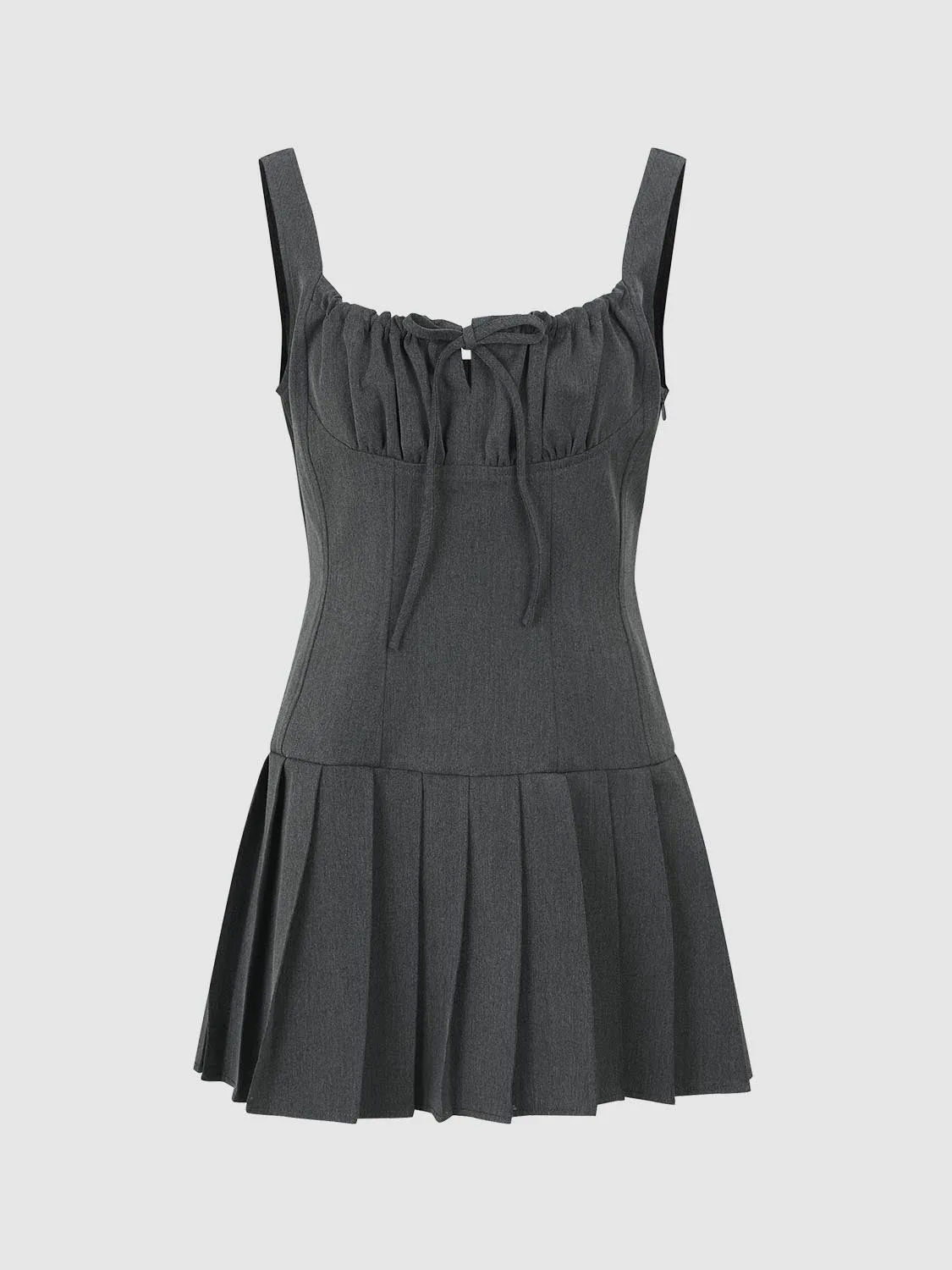 Pleated A-Line Dresses