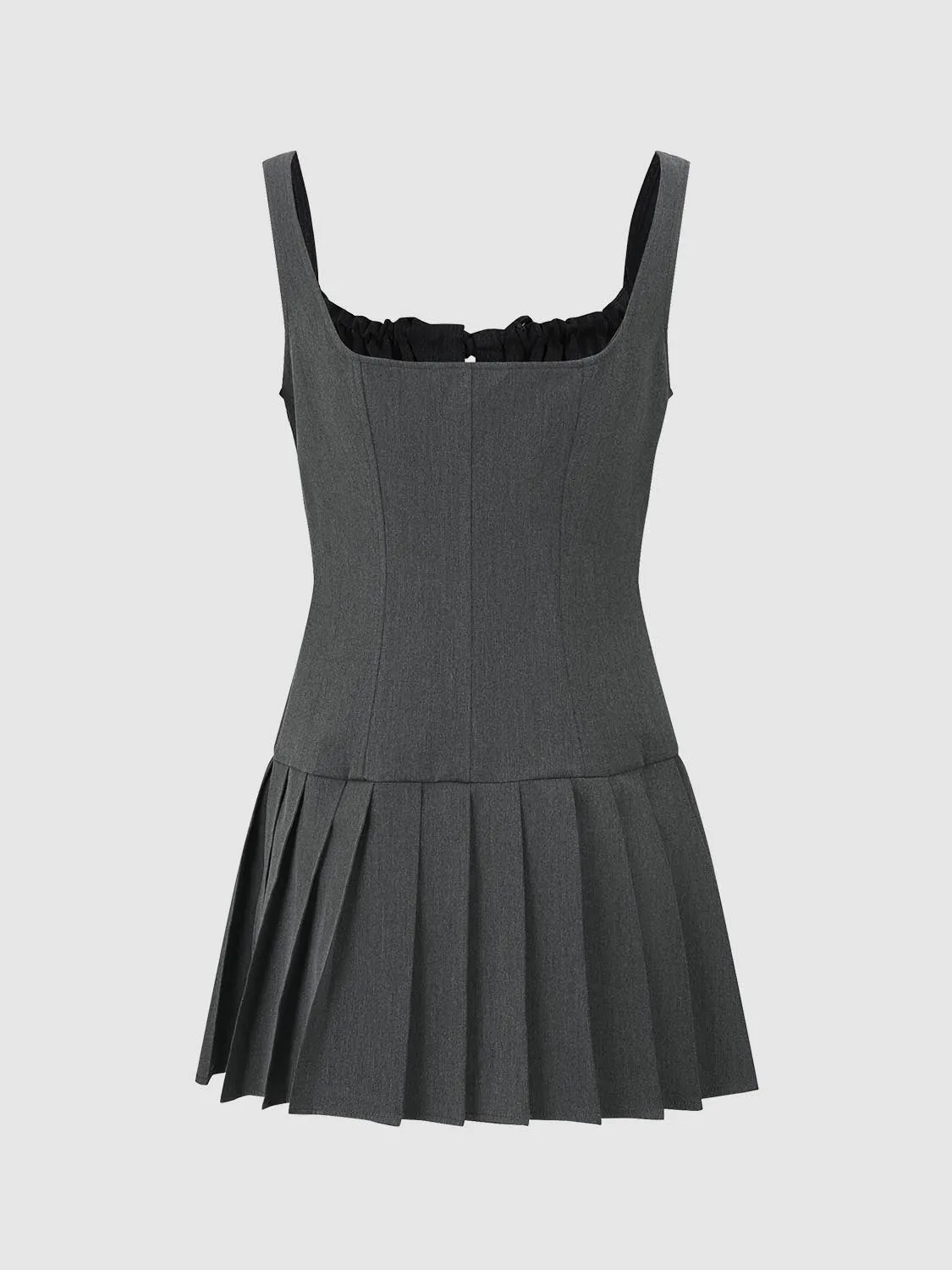 Pleated A-Line Dresses