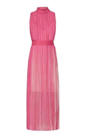 Pleated Midi Dress