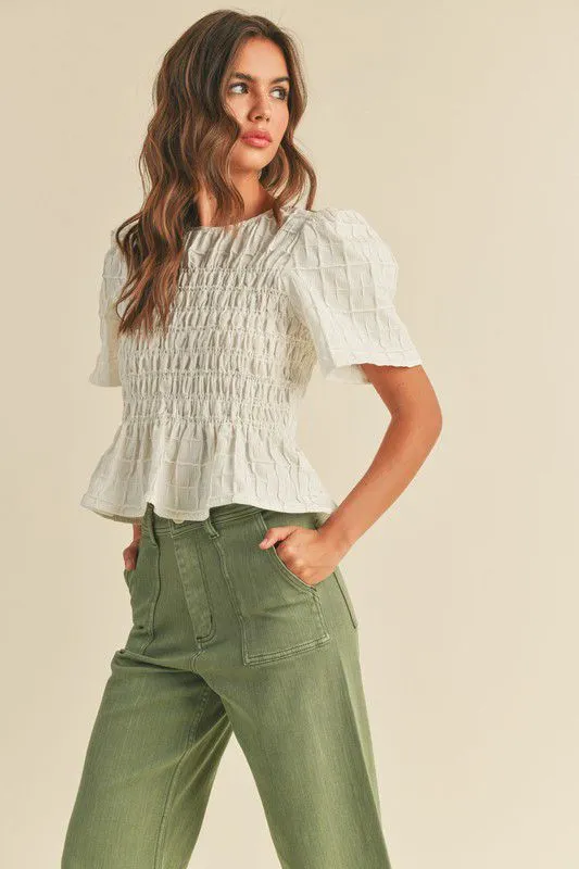 Pretty Please Smocked Blouse