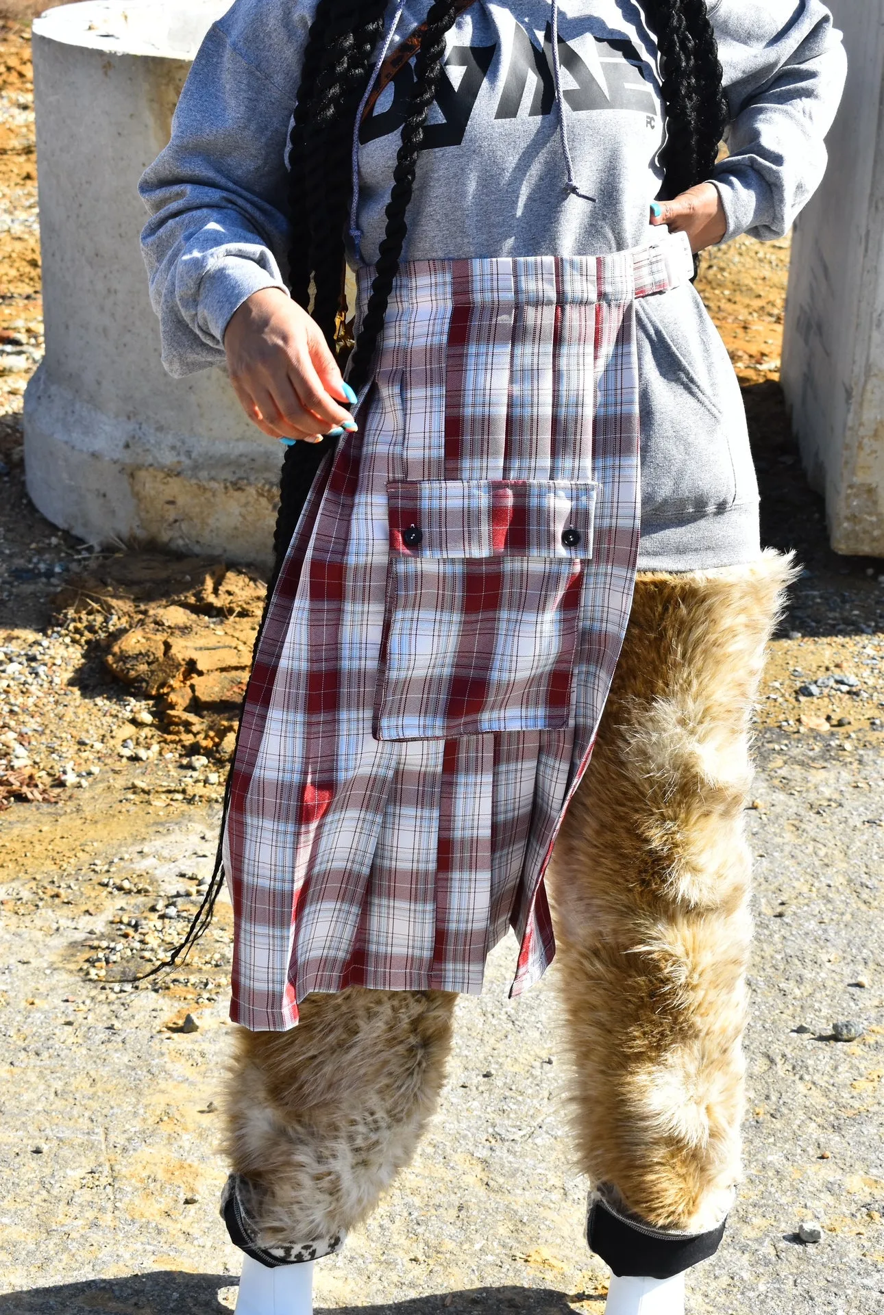 Pria Plaid Skirt