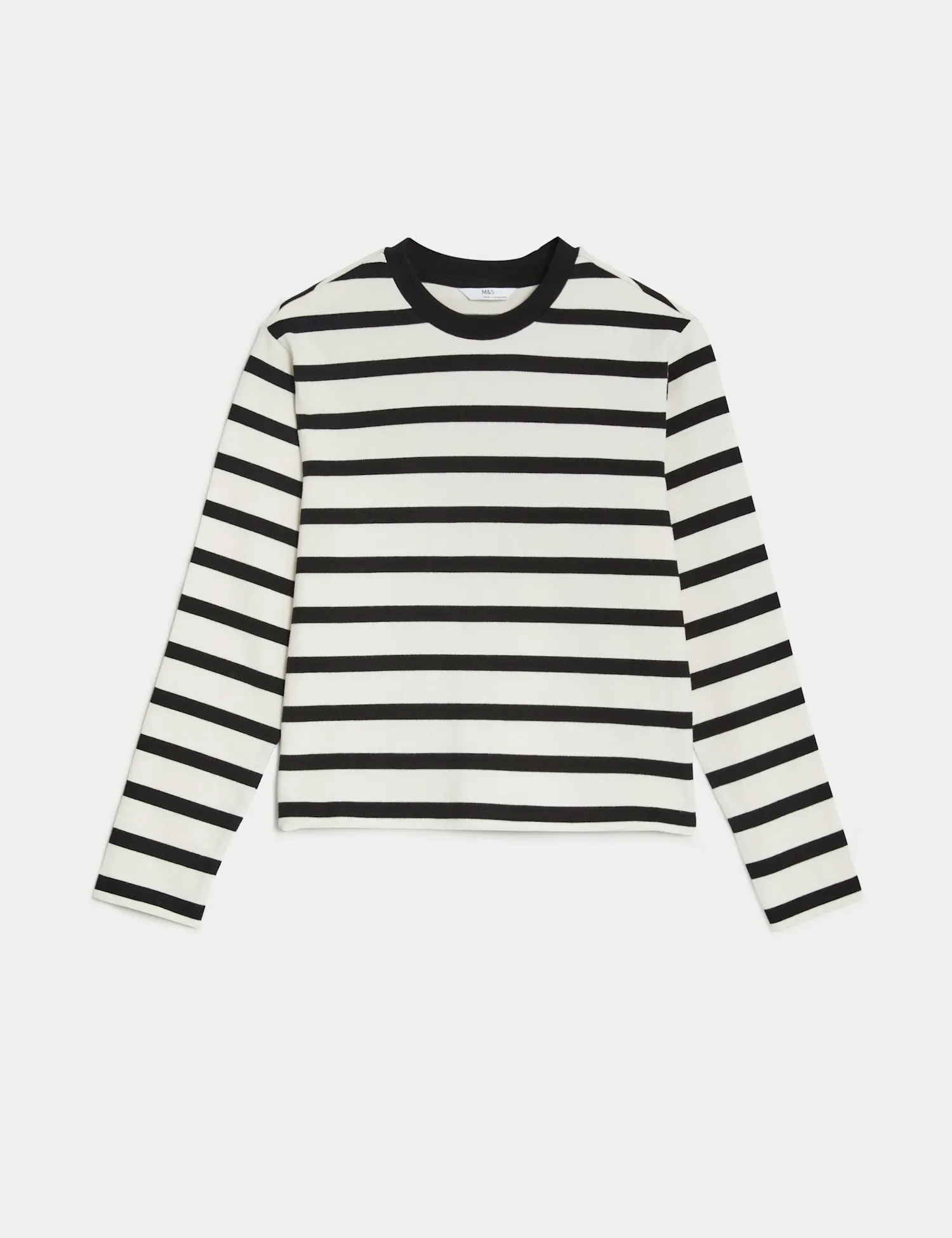 Pure Cotton Striped Top