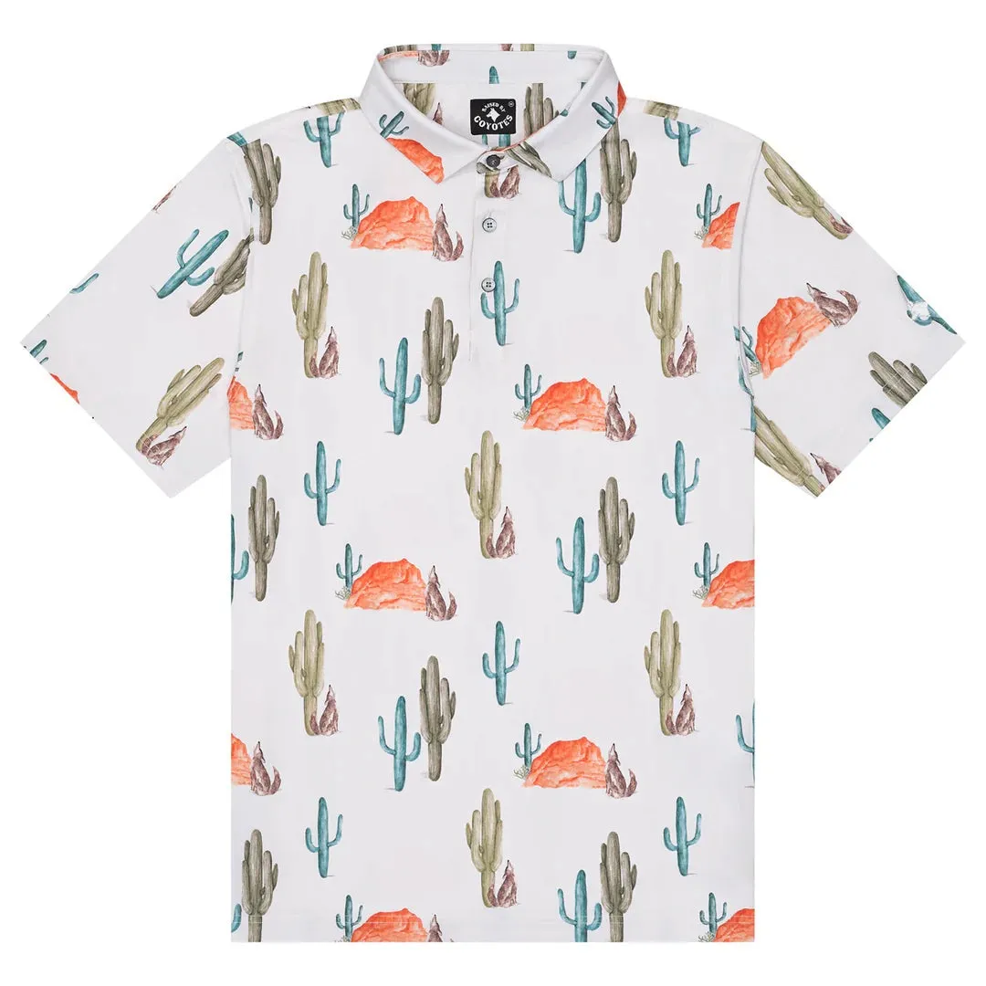 Raised by Coyotes Cryin Saguaros Howler Polo