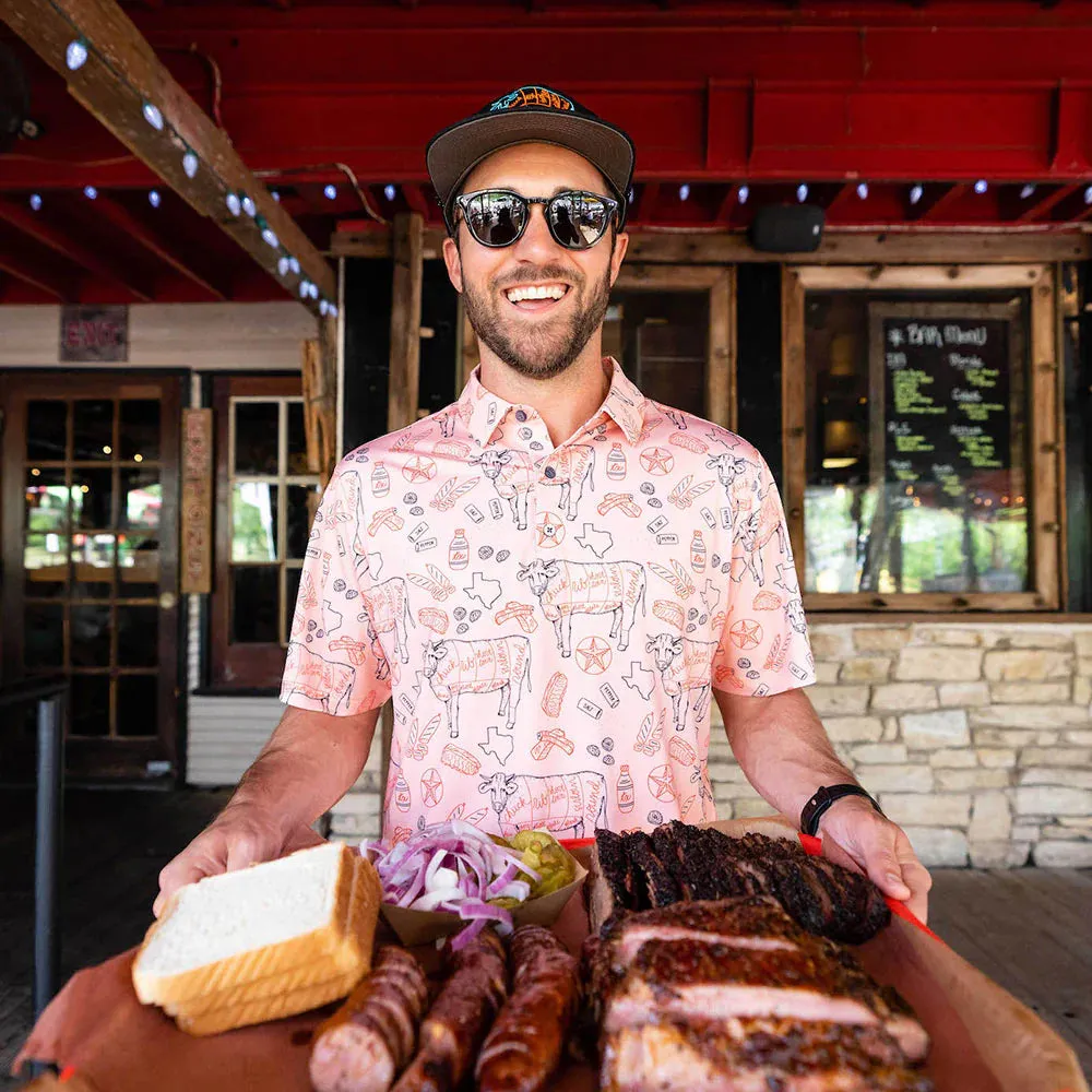 Raised by Coyotes Texas BBQ Polo